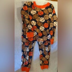 Sports Ball Pattern Pajama Set